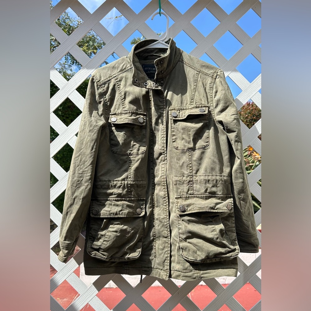 Lucky Brand Cargo Jacket of your Dreams (YES SHE HAS POCKETS!!!) 🍀 🌈